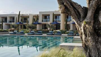 Indoor pool, seasonal outdoor pool