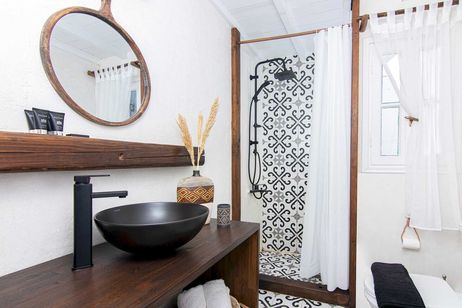 Shower, hair dryer