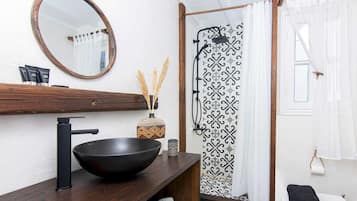 Shower, hair dryer