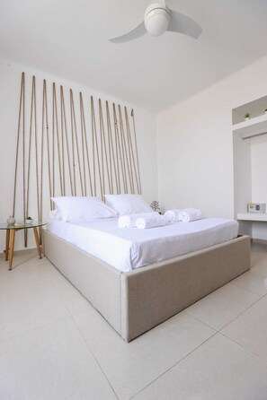 1 室のベッドルーム、アイロン / アイロン台、WiFi (無料)、ベッドシーツ