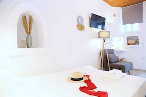 1 habitación, tabla de planchar con plancha, wifi gratis y ropa de cama