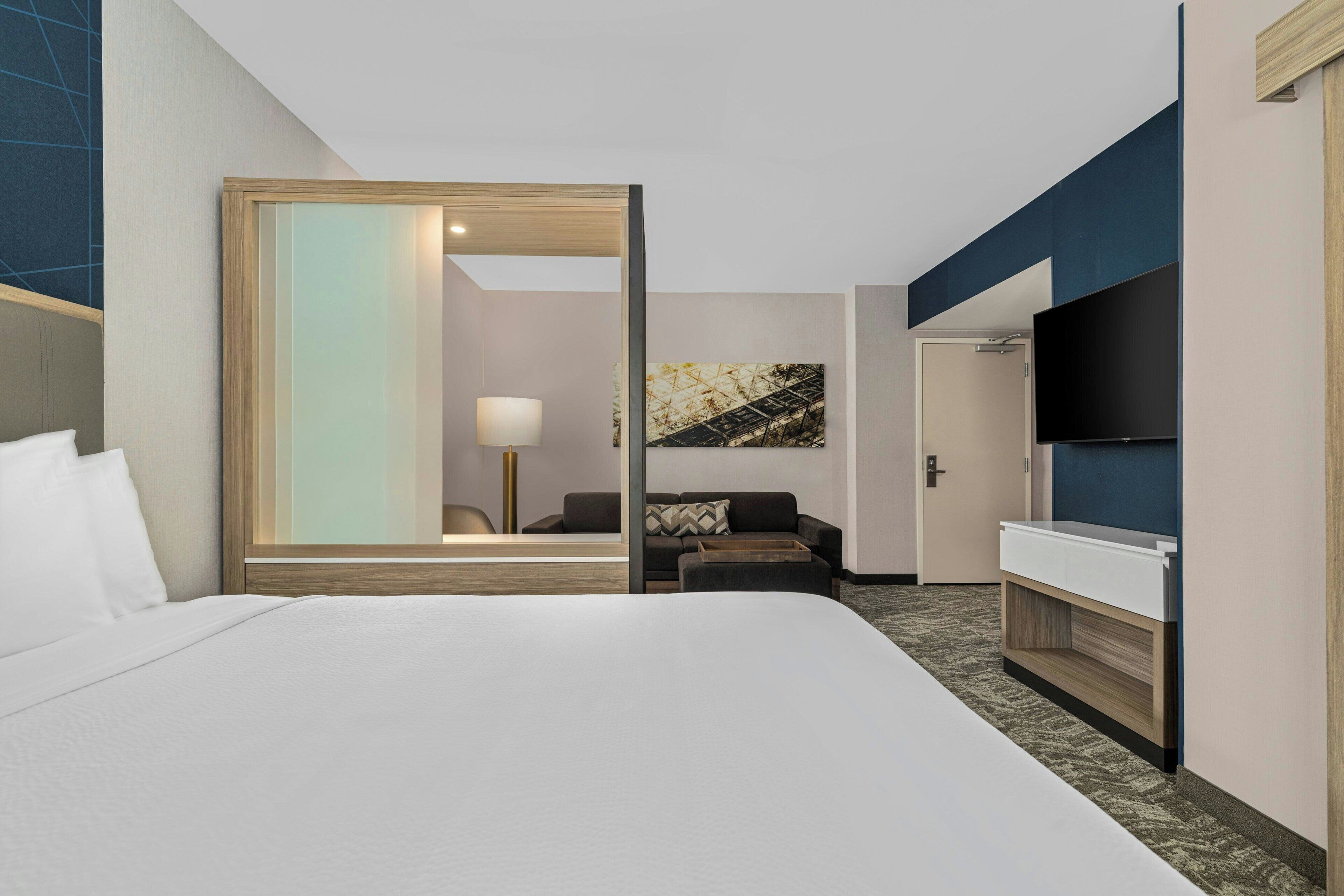 Suite, 1 King Bed with Sofa bed | Soundproofing, rollaway beds, free WiFi, bed sheets