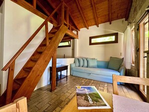 Apartment, 1 Bedroom, Smoking, Balcony | Living room - Genari Beach Apartments Garden View Retreat (Pyrgos)