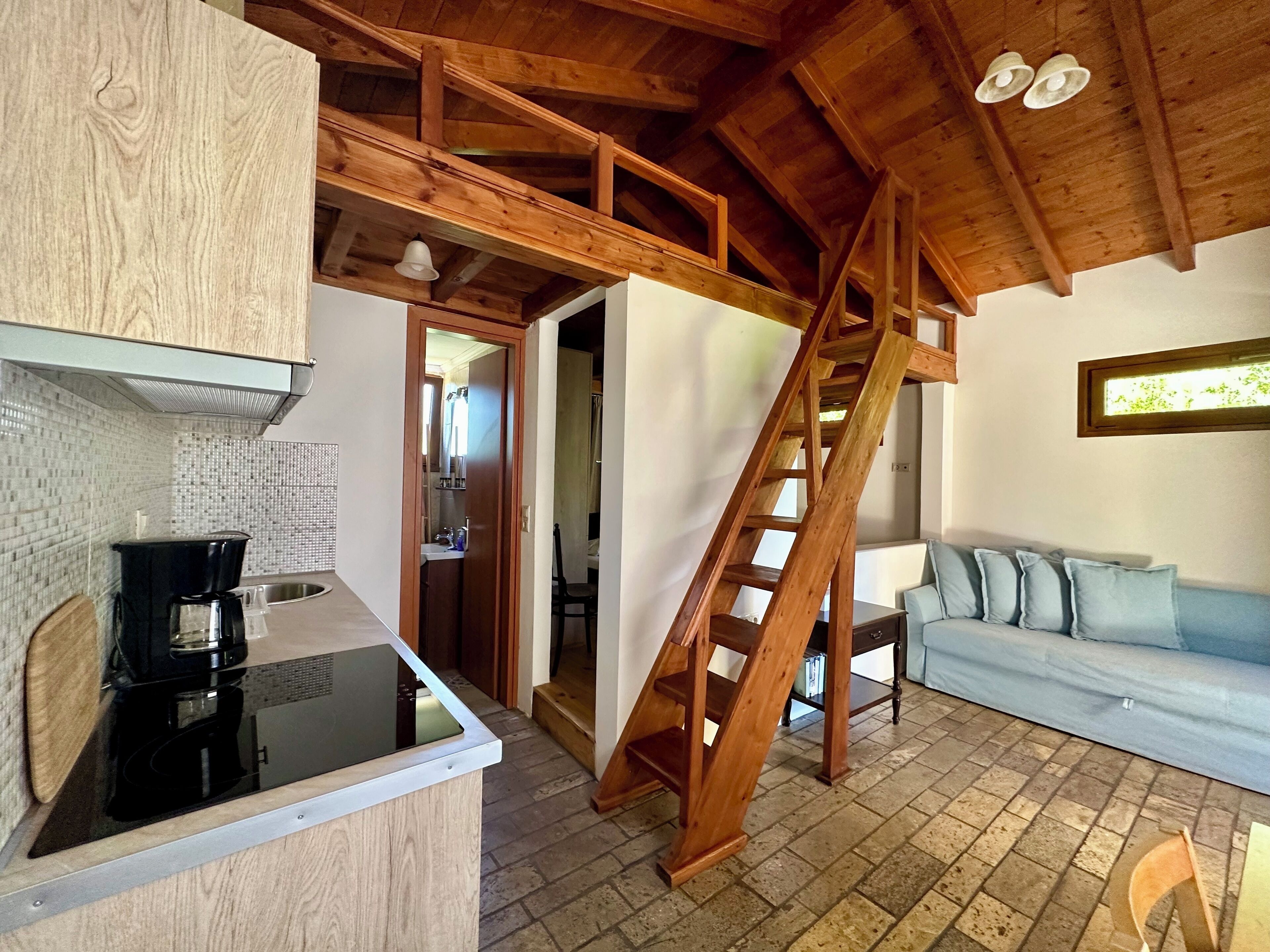 Apartment, 1 Bedroom, Smoking, Balcony | Living area