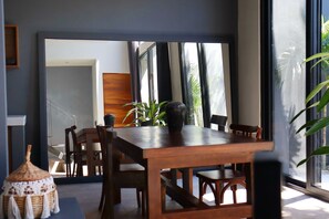Dining - Stunning 2-bedroom villa with private pool, WiFi and AC. Beach club acces. (Tulum)