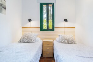 2 slaapkamers, beddengoed