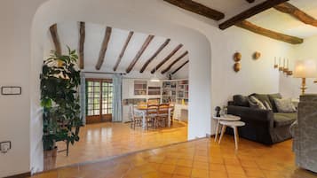 TV, fireplace, DVD player