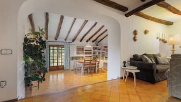 TV, fireplace, DVD player