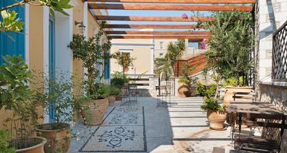Studio 'No 1 Double Symi Nautilus' avec vue sur la mer, Wi-Fi et climatisation