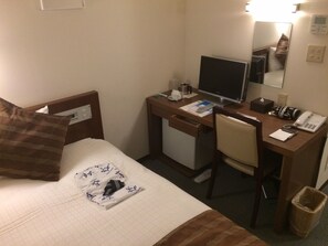 Habitación individual básica, vista a la ciudad | Wifi gratis 