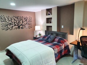 1 bedroom, in-room safe, iron/ironing board, travel crib