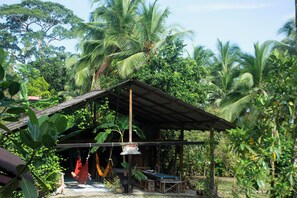 Cabin, Patio, Partial Ocean View | Living area