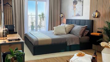 1 Schlafzimmer, Bügeleisen/Bügelbrett, kostenloses WLAN, Bettwäsche