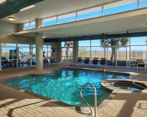 Indoor pool, a heated pool