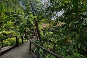 Entrée de l’hébergement