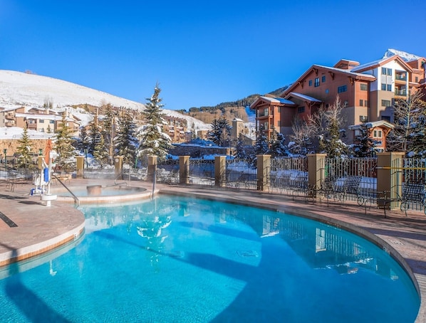 Indoor pool, a heated pool