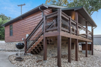 Cabin Exterior - Charcoal Grill