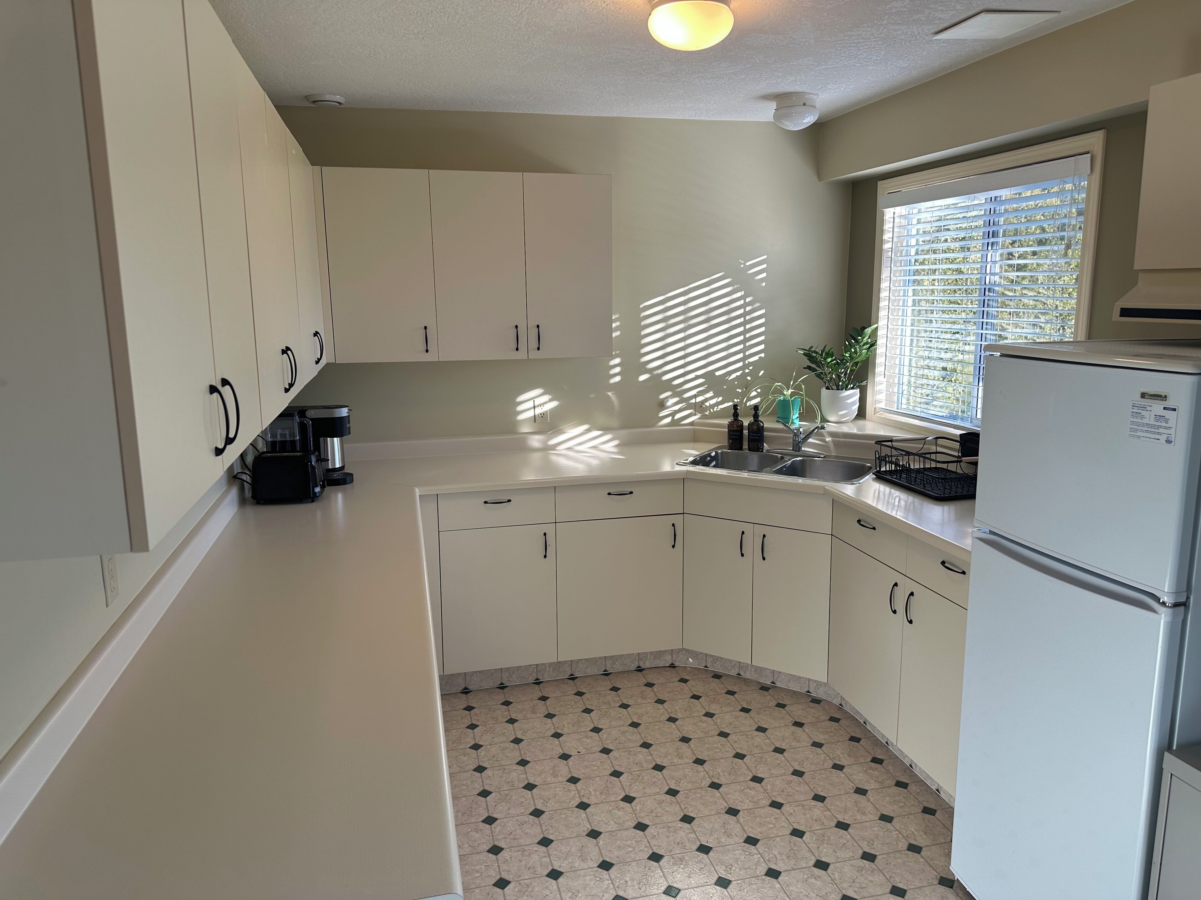 Frigorífic, microones, cafetera i tetera i bullidora elèctrica 