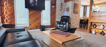 Funky style house with the outdoors at your feet, yet within city limits!