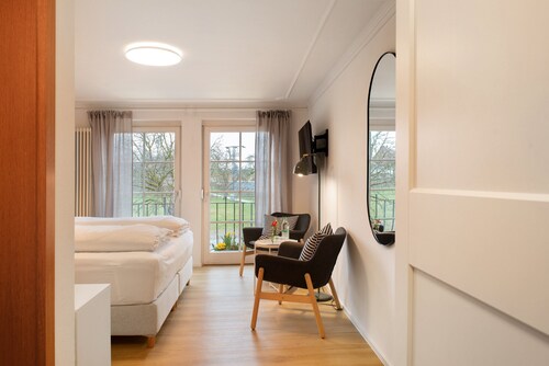 Room 'Meersburg' with shared terrace and Wi-Fi