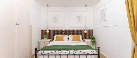 1 bedroom, iron/ironing board, travel crib, WiFi