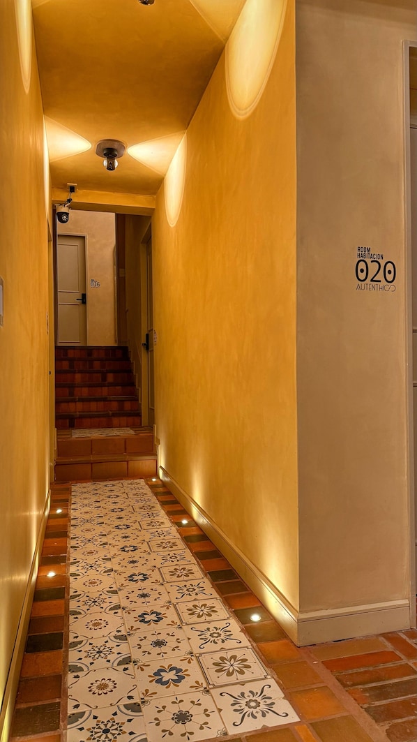 Interior entrance