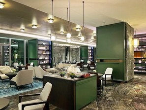 Sitteområde i lobbyen