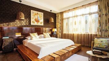 Blackout curtains, soundproofing, free WiFi, wheelchair access
