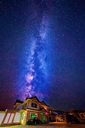 Fassade der Unterkunft