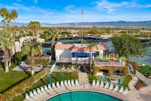 Pool - Iconic Shadow Mountain Resort | Tennis | Celebrity playground with stunning views & prime location! (Palm Desert)