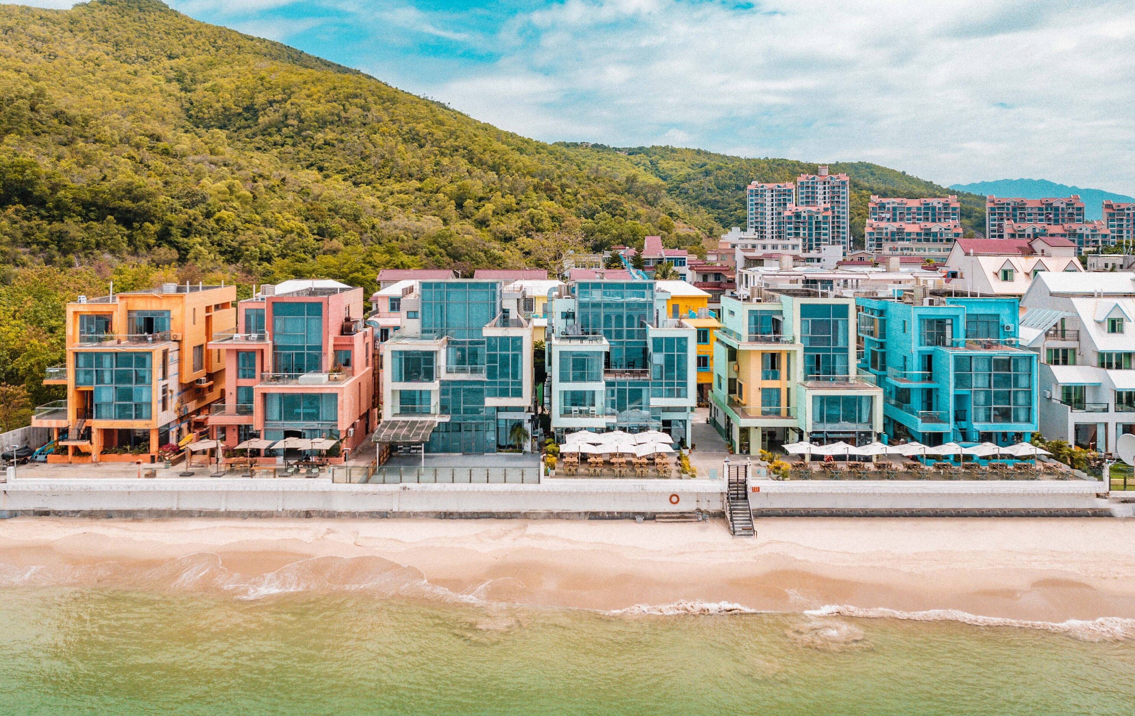 Fassade der Unterkunft