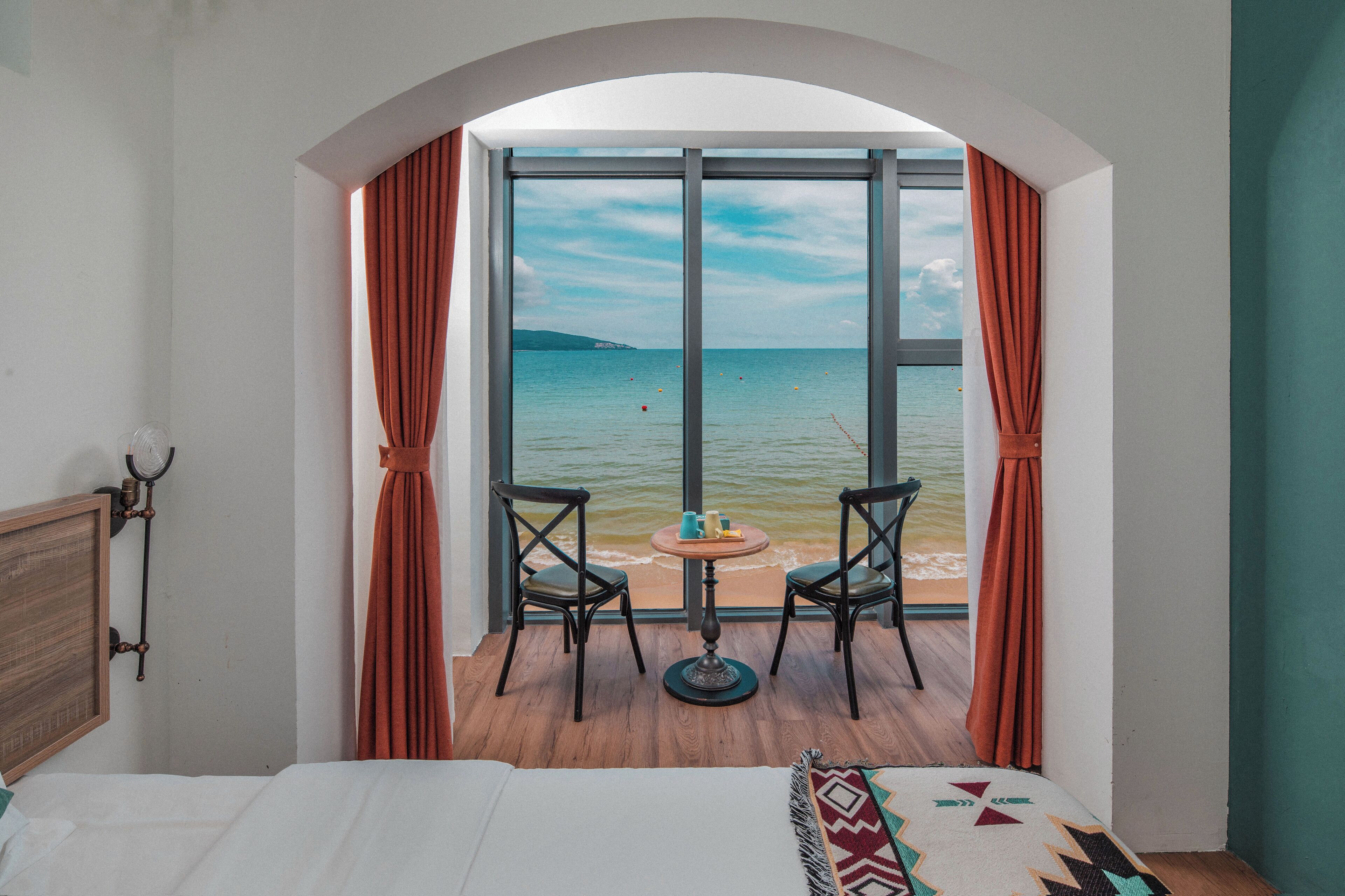 Superior Twin Room, Ocean View | Blackout drapes, soundproofing, iron/ironing board, free WiFi