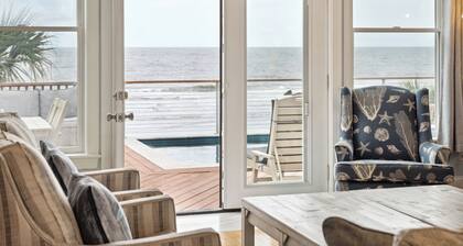 Oceanfront w/ Pool, Panoramic Deck Views, 5BDR | Folly Ocean Breeze by AvantStay