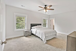 5 slaapkamers, beddengoed