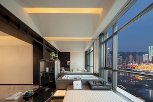 Deluxe Double Room, River View | In-room safe, desk, laptop workspace, soundproofing