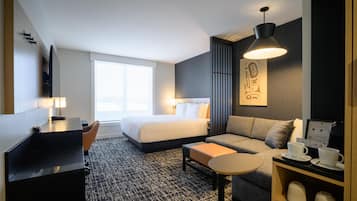 In-room safe, desk, laptop workspace, blackout drapes