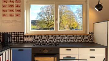 Kühlschrank, Ofen, Herdplatte, Geschirrspüler