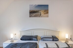 2 habitaciones, wifi gratis y ropa de cama 