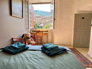 10 bedrooms, desk, iron/ironing board, travel cot