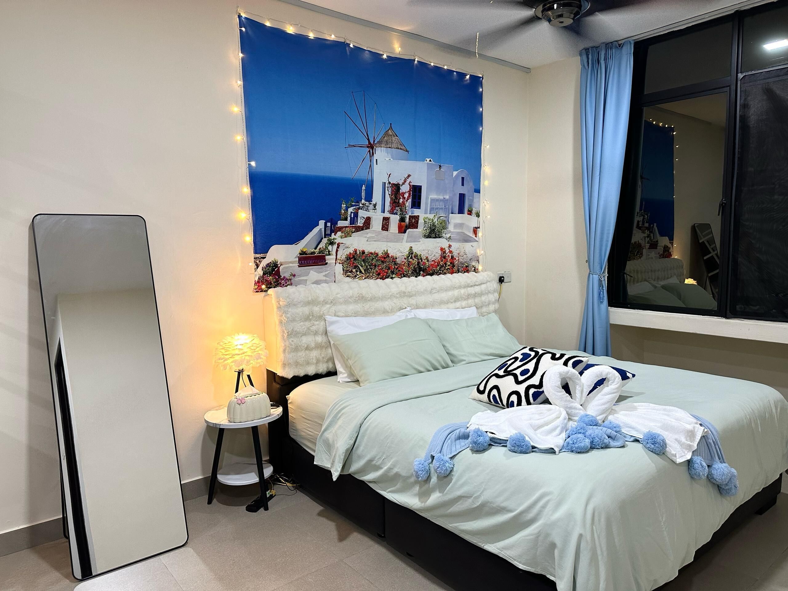 5 habitaciones, escritorio, tabla de planchar con plancha y wifi gratis 