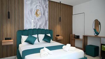 Double Room with Park View | Premium bedding, in-room safe, soundproofing, free WiFi