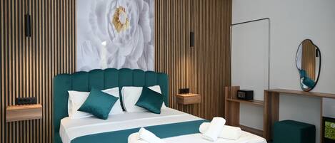 Literie de qualité supérieure, coffres-forts dans les chambres