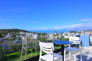 Double Room with Sea View (2 Adults+1 Child) | Balcony view - Vila Bashkim (Ksamil)