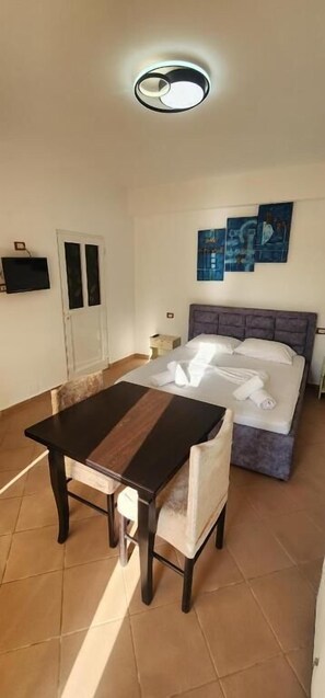 One-Bedroom Apartment | 1 slaapkamer, luxe beddengoed, een kluis op de kamer, geluiddichte muren