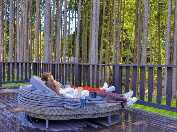 Terrace/patio - Forest Glamping Kanade no Mori Resorts (Ito)