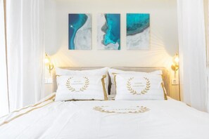 Leilighet, balkong | 2 soverom og wi-fi (inkludert)