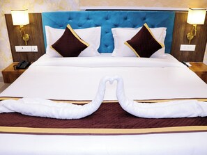 Deluxe-Doppelzimmer | Select-Comfort-Betten, schallisolierte Zimmer, Bettwäsche