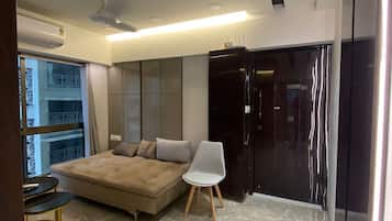 Downtown 1 BHK Apartment at Mahalaxmi, 602 | Living area