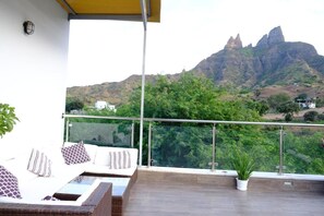 Villa, 3 chambres, fumeurs, balcon | Balcon