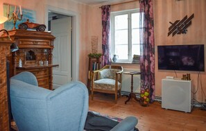 Smart-tv och eldstad